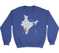 Shopagift Happy Karnataka Rajyotsava Kids Sweatshirt South India Festival Celebration Jumper Boys Girls Blue