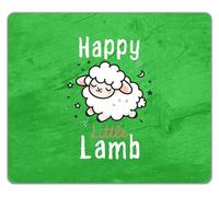 Shopagift Happy Little Lamb Cute Sheep Mouse Mat Pad 24cm x 19cm