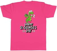 Shopagift Happy St George's Day Green Dragon English Mens T-Shirt Tee