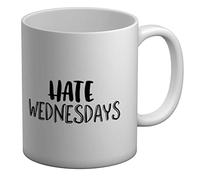 Shopagift Hate Wednesday's White 11oz Large Mug Cup