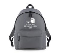 Shopagift Have You Tried Turning It On and Off Again Backpack Rucksack 18 Litres Capacity - 42cm x 31cm x 21cm
