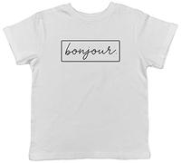 Shopagift Hello in Different Language - French Childrens Kids T-Shirt White
