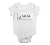 Shopagift Hello in Different Language - Gr aby Vest Bodysuit White