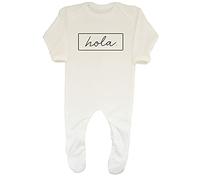 Shopagift Hello in Different Language - Spanish Baby Romper White