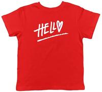 Shopagift Hello Love Heart Kids T-Shirt Spread Joy Childrens Tee Boys Girls