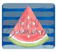 Shopagift Hello Summer Watermelon Slice Sunshine Mouse Mat Pad 24cm x 19cm