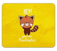 Shopagift Hey You are Pantastic Funny Red Panda Mouse Mat Pad 24cm x 19cm