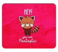 Shopagift Hey You are Pantastic Funny Red Panda Mouse Mat Pad 24cm x 19cm