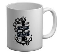 Shopagift Hope Anchors The Soul White 11oz Large Mug Cup