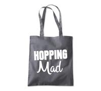 Shopagift Hopping Mad Tote Shopping Beach Bag 10 Litres Capacity - 42cm x 38cm