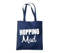 Shopagift Hopping Mad Tote Shopping Beach Bag 10 Litres Capacity - 42cm x 38cm