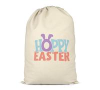 Shopagift Hoppy Easter Sack Bunny Ears Gift Bag for Presents X-Large 70cm x 50cm