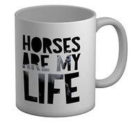 Shopagift Horses are My Life White 11oz Large Mug Cup