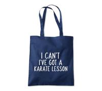 Shopagift I Can't Ive Got a Karate Lesson Tote Shopping Beach Bag 10 Litres Capacity - 42cm x 38cm