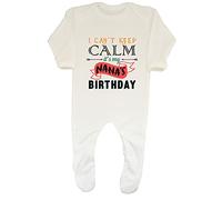 Shopagift I Can't Keep Calm It's My Nana's Birthday Baby Romper White