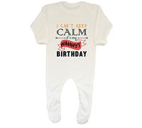 Shopagift I Can't Keep Calm It's My Nanny's Birthday Baby Grow Romper Suit White