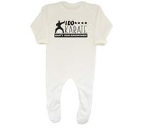 Shopagift I Do Karate What's Your Superpower? Baby Romper White