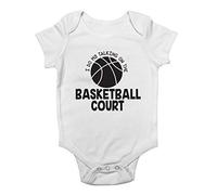 Shopagift I do my Talking on the Basketball Court Boys and Girls Baby Vest Bodysuit