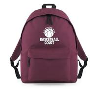 Shopagift I Do My Talking on the Basketball Court Hoop Backpack Rucksack 18 Litres Capacity - 42cm x 31cm x 21cm