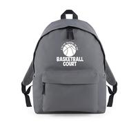 Shopagift I Do My Talking on the Basketball Court Hoop Backpack Rucksack 18 Litres Capacity - 42cm x 31cm x 21cm