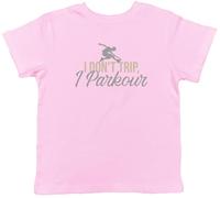 Shopagift I Don't Trip I Parkour Kids T-Shirt Free Running Childrens Tee Boys Girls