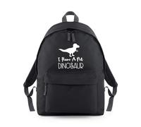 Shopagift I have a Pet Dinosaur Animals Prehistoric Funny Backpack Rucksack 18 Litres Capacity - 42cm x 31cm x 21cm