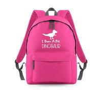Shopagift I have a Pet Dinosaur Animals Prehistoric Funny Backpack Rucksack 18 Litres Capacity - 42cm x 31cm x 21cm