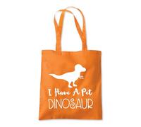 Shopagift I have a Pet Dinosaur Animals Prehistoric Funny Tote Shopping Beach Bag 10 Litres Capacity - 42cm x 38cm