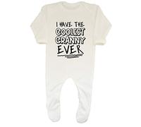 Shopagift I Have the Coolest Granny Ever Baby Sleepsuit Romper White