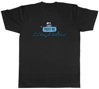 Shopagift I Know All About Trains Mens T-Shirt Rail Railway Model Tee Black