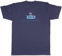 Shopagift I Know All About Trains Mens T-Shirt Rail Railway Model Tee Navy Blue