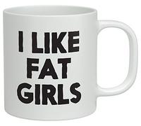 Shopagift I Like Fat Girls White 10oz Novelty Gift Mug Cup