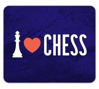 Shopagift I Love Chess King Piece Board Game Check Mate Mouse Mat Pad 24cm x 19cm