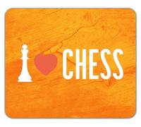 Shopagift I Love Chess King Piece Board Game Check Mate Mouse Mat Pad 24cm x 19cm