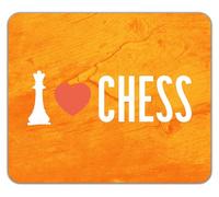 Shopagift I Love Chess Queen Piece Board Game Check Mate Mouse Mat Pad 24cm x 19cm