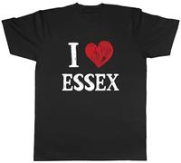 Shopagift I Love Essex Mens T-Shirt Rich History Cultural Diversity Tee
