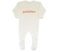 Shopagift I Love My Godmother Baby Grow Romper Suit Love Heart Mother's Day Boys Girls Gift White