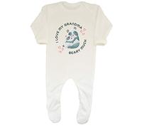 Shopagift I Love My Grandma Beary Much Cute Panda Baby Grow Romper Suit White