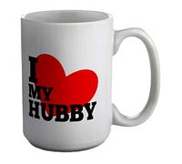 Shopagift I Love My Hubby White 15oz Large Mug Cup