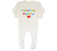 Shopagift I Love My Mummy Cute Baby Romper White