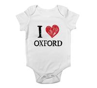 Shopagift I Love Oxford Baby Grow Vest University College Arts Science Bodysuit Boys Girls