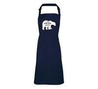 Shopagift I Love Polar Bears Apron Mens Womens Cooking BBQ Chef DIY Cook - Navy