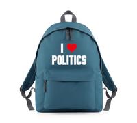 Shopagift I Love Politics Government Laws Backpack Rucksack 18 Litres Capacity - 42cm x 31cm x 21cm