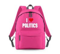 Shopagift I Love Politics Government Laws Backpack Rucksack 18 Litres Capacity - 42cm x 31cm x 21cm