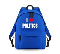 Shopagift I Love Politics Government Laws Backpack Rucksack 18 Litres Capacity - 42cm x 31cm x 21cm