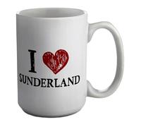 Shopagift I Love Sunderland Mug Fishing Port Ship Building White 15oz Large Ceramic Cup