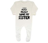 Shopagift I Really Really Love My Sister Baby Romper White