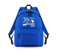 Shopagift I Swear I'm a Unicorn I have an Invisible Horn Backpack Rucksack 18 Litres Capacity - 42cm x 31cm x 21cm