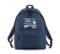 Shopagift I Swear I'm a Unicorn I have an Invisible Horn Backpack Rucksack 18 Litres Capacity - 42cm x 31cm x 21cm