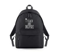 Shopagift I Teach and Inspire Teacher Teaching Assistant Backpack Rucksack 18 Litres Capacity - 42cm x 31cm x 21cm